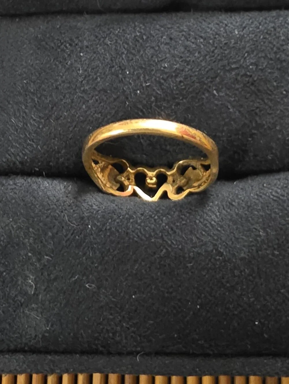 10k Diamond Blackhills Yellow Gold Ring (Vintage)